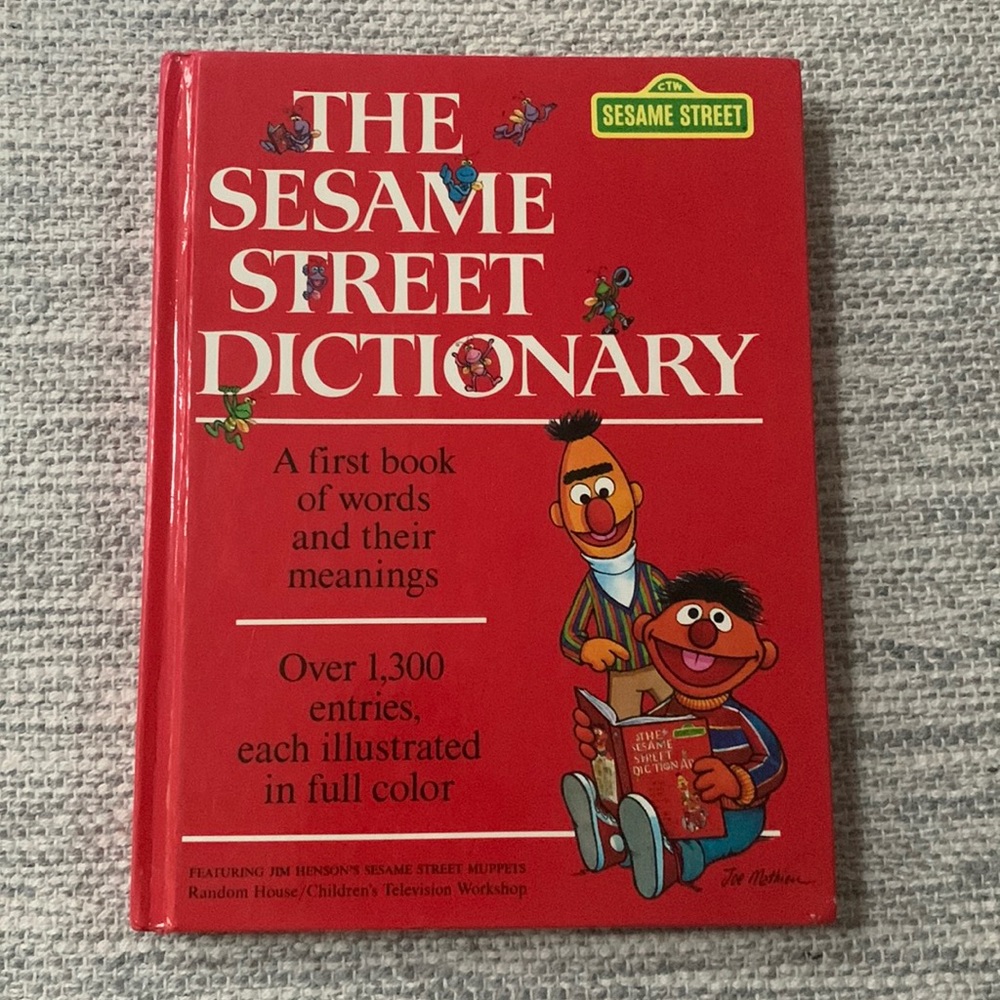 Vintage Sesame Street Dictionary